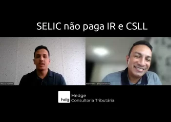 Na recuperação tributária não incide IRPJ e CSLL sobre a SELIC que corrigiu os valores recuperados